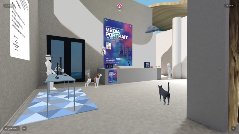 "Media Portrait : Me and another me" Metaverse Exhibition