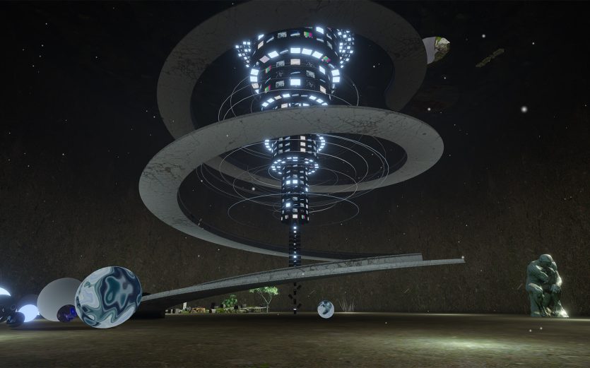 Meta Time Capsule, 2023, Creation by Studio MBUS703, With Spatial Creator Toolkit Powered by Unity, Spatial Metaverse Platform
