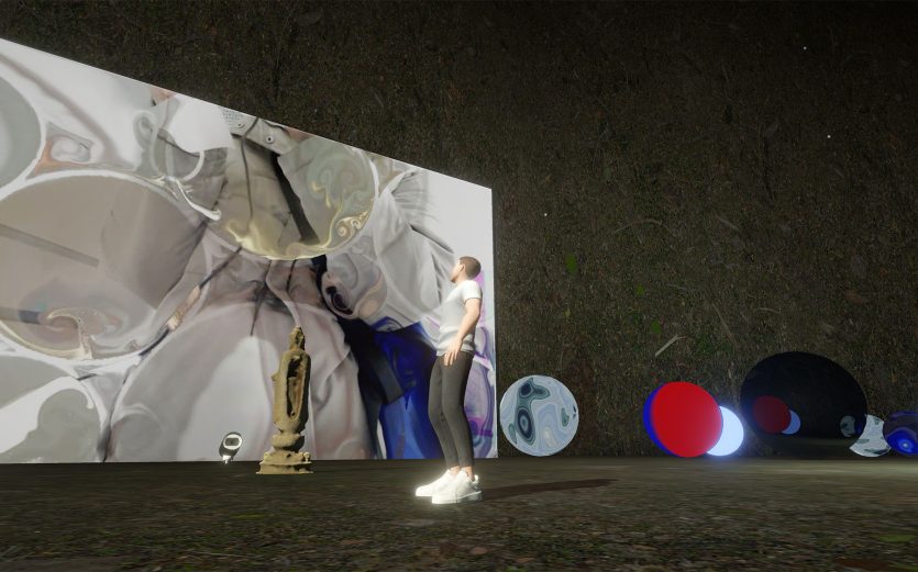 Meta Time Capsule, 2023, Creation by Studio MBUS703, With Spatial Creator Toolkit Powered by Unity, Spatial Metaverse Platform